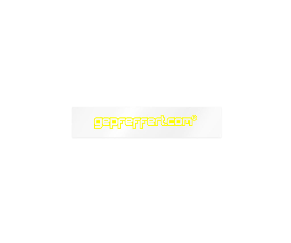 gepfeffert.com® Aufkleber Seitenscheibe gepfeffert.com 15 cm - gepfeffert.com